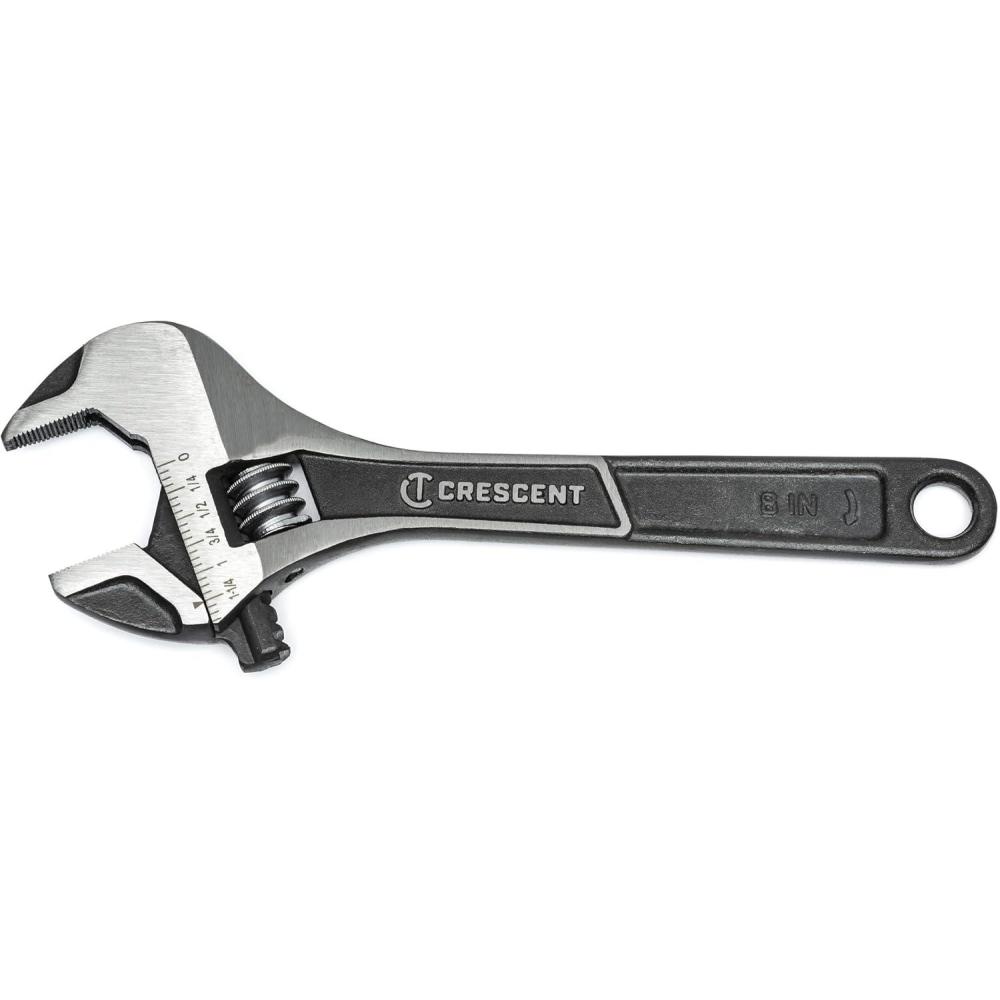 image:imageCrescent 2 Piece Wide Jaw Adjustable Wrench Set  6 amp 10  ATWJ2610VS8