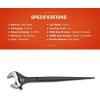 Crescent 10″ Adjustable Black Oxide Construction Wrench – AT210SPUD(16 inch)