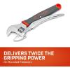 Crescent 10″ Locking Adjustable Dual Material Wrench – ACL10VS(10 Inch)