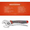 Crescent 10″ Locking Adjustable Dual Material Wrench – ACL10VS(10 Inch)