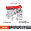Crescent 14 Piece 12 Point SAE Combination Wrench Set with Tool Roll – CCWS4