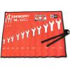 Crescent 14 Piece 12 Point SAE Combination Wrench Set with Tool Roll – CCWS4