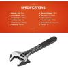 Crescent 2 Piece Wide Jaw Adjustable Wrench Set | 6″ & 10″ | ATWJ2610VS(12″)