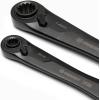 Crescent 2 Piece X6 4-in-1 Black Oxide Spline Ratcheting Metric Wrench Set – CX6DBM2(Metric)