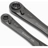 Crescent 2 Piece X6™ 4-in-1 Black Oxide Spline Ratcheting SAE Wrench Set – CX6DBS2(SAE (Pack of 12))