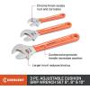 Crescent 4″ Adjustable Cushion Grip Wrench – Carded – AC24CVS(Set 6″  8″ & 10″)