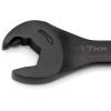 Crescent 7 Piece X6™ Black Oxide Spline Open End Ratcheting Combination Metric Wrench Set – CX6RWM7(7 Piece X6 Wrench Set)