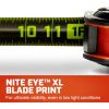 Crescent Lufkin 10 Meter / 35 Ft. SHOCKFORCE NITE EYE Tape Measure | L1335CMEB-02(SAE)