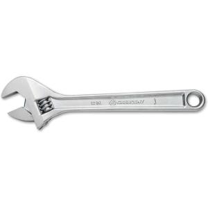 Crescent 12″ Adjustable Wrench – Carded – AC212VS, Chrome(1 Count (Pack of 1))