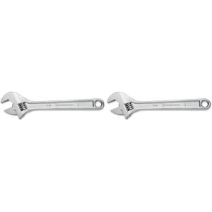 Crescent 12″ Adjustable Wrench – Carded – AC212VS, Chrome(1 Count (Pack of 2))