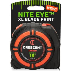 Crescent Lufkin 5 Meter / 16 Ft. WORKHORSE NITE EYE Tape Measure | L1116NECME(SAE)