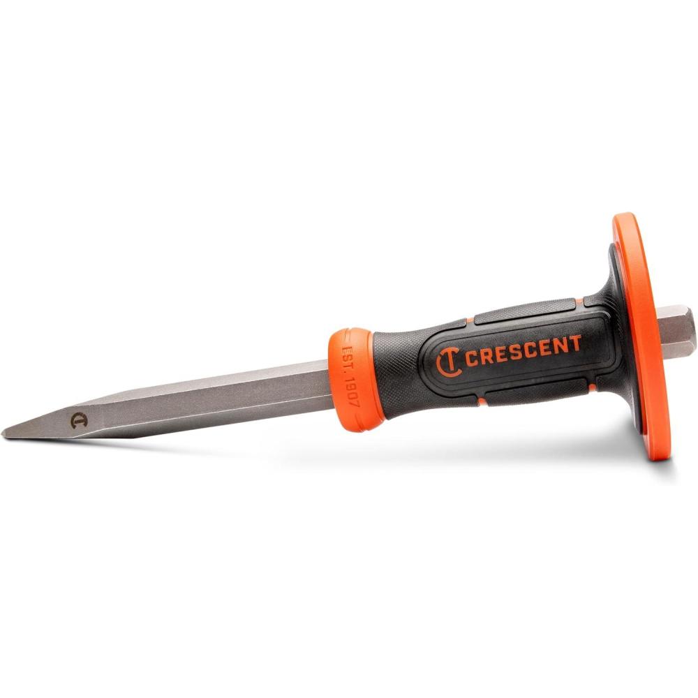 image:imageCrescent 1x12 Chisel with Handguard  CC1H12Bull Point