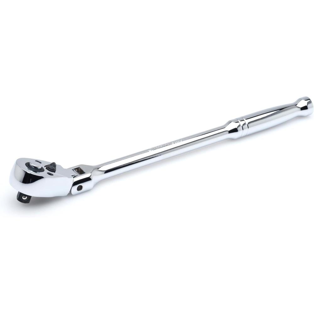 image:imageCrescent 38 Drive 72 Tooth Quick Release Flex Head Teardrop Ratchet 1114  CRW1038 inch