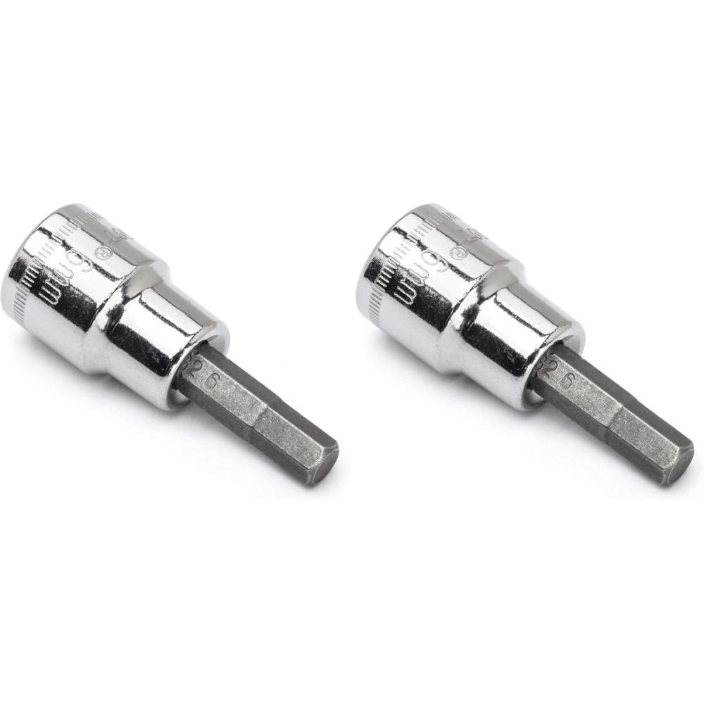 image:imageCrescent 38 Drive Hex Bit Metric Socket 6mm  CHBS9N1 Count Pack of 2