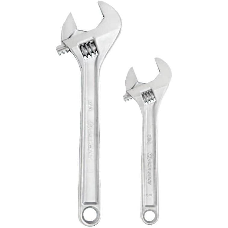 image:imageCrescent Adjustable Wrench Set  Home Improvement Repair amp Garage Hand Tools  Carded  2 Piece Wrenches Set  8 amp 12  AC2812VS8  12