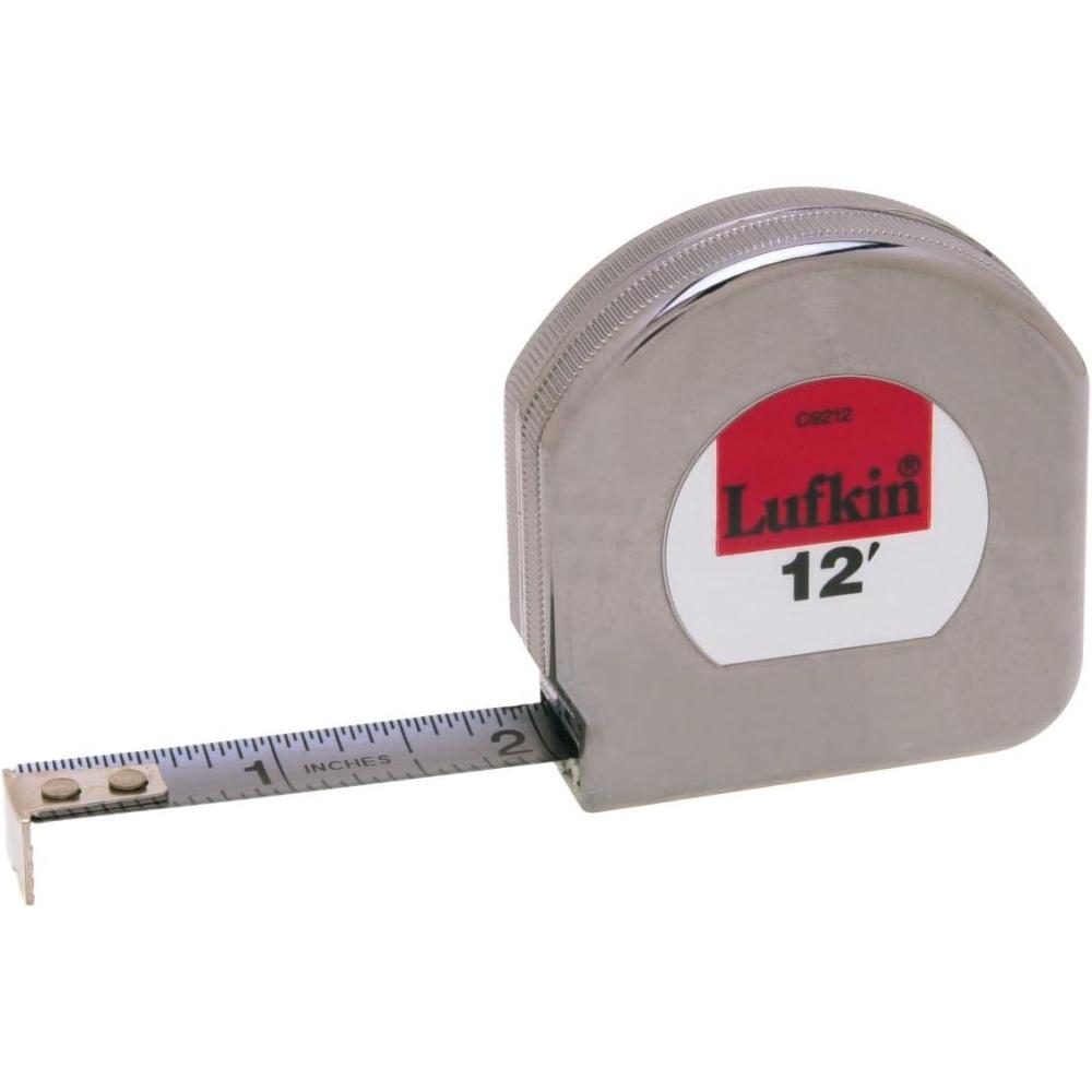 image:imageCrescent Lufkin 12 x 12 Mezurall Chrome Clad A8 Tape Measure  C9212