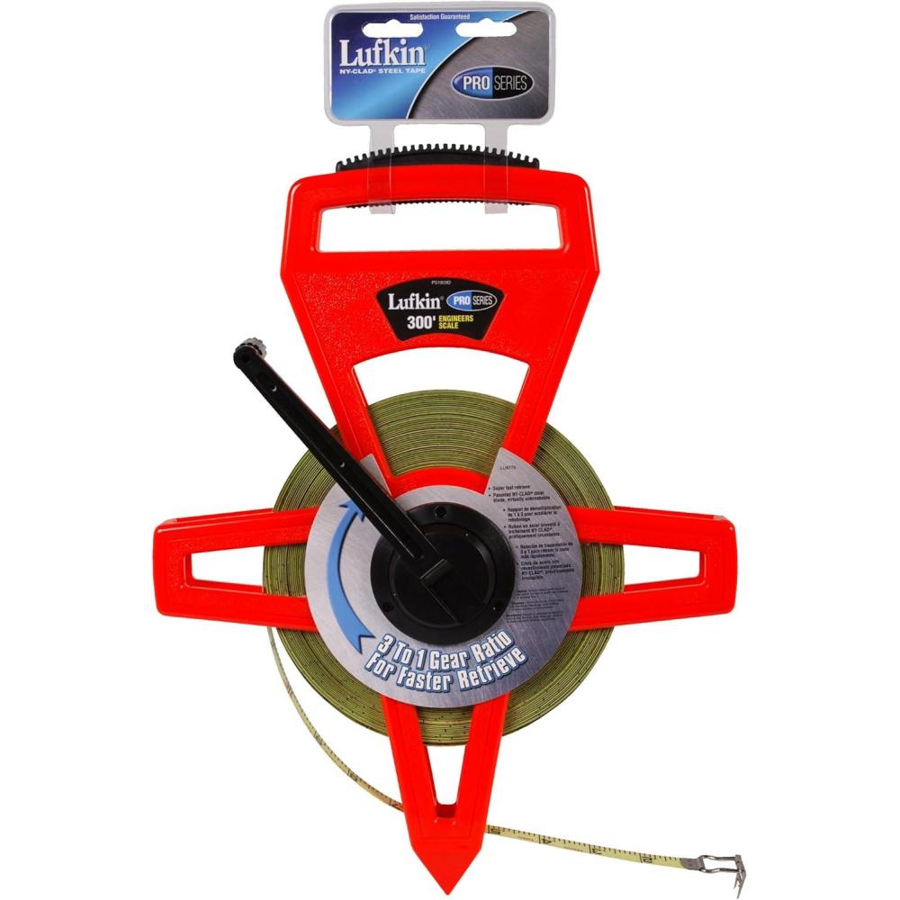 image:imageCrescent Lufkin 12 x 300 Pro Series Engineers NyClad Steel Tape Measure  PS1809DN