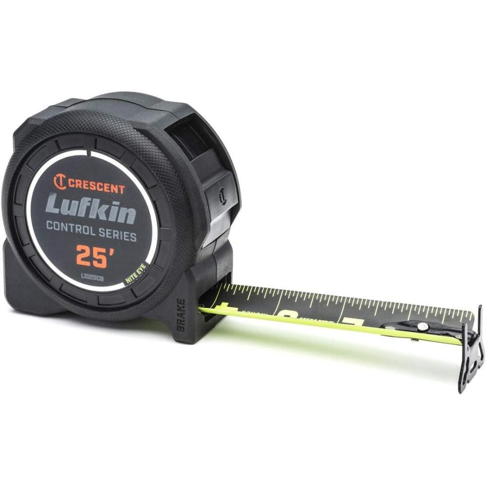 image:imageCrescent Lufkin 1316 x 25 Command Control Series Black Clad Tape Measure  L1025CB25 Tape Measure