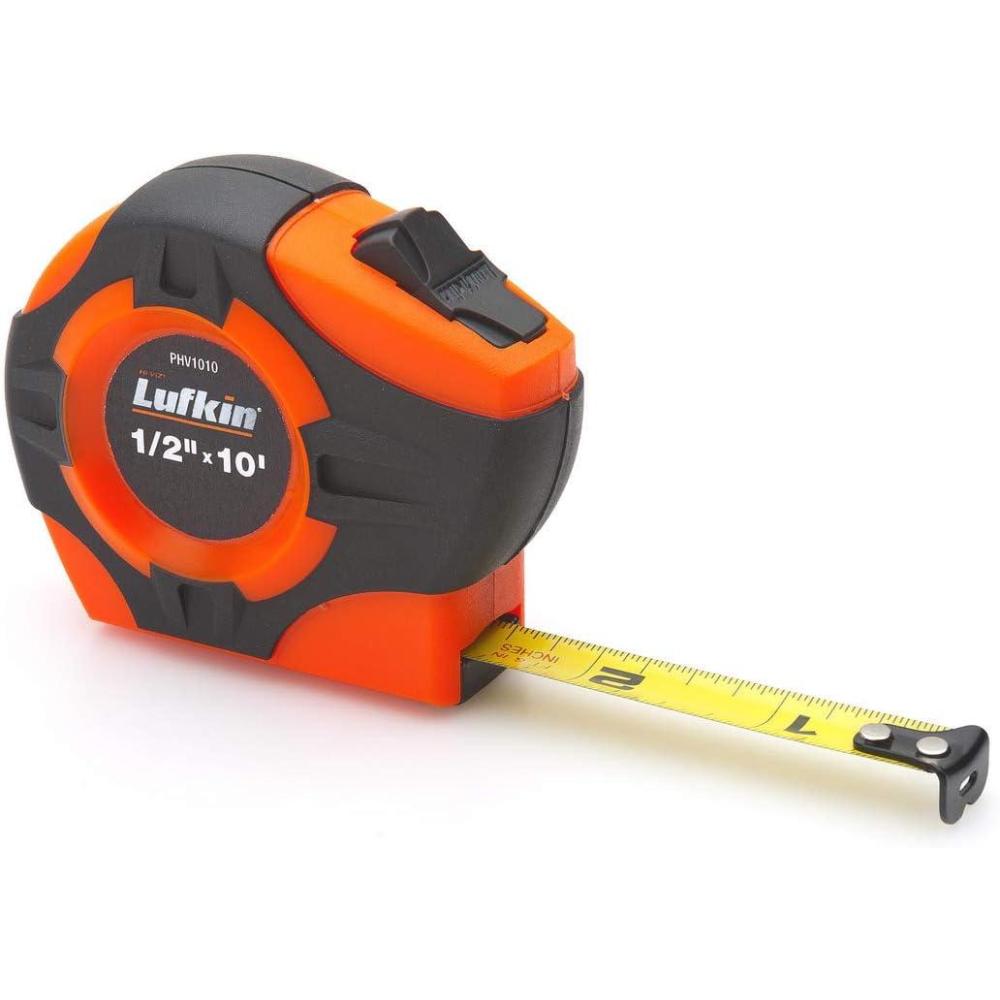 image:imageCrescent Lufkin 34 x 16 P1000 Series HiViz Orange Yellow Clad A2 Blade Power Return Tape Measure  PHV1316N49 m
