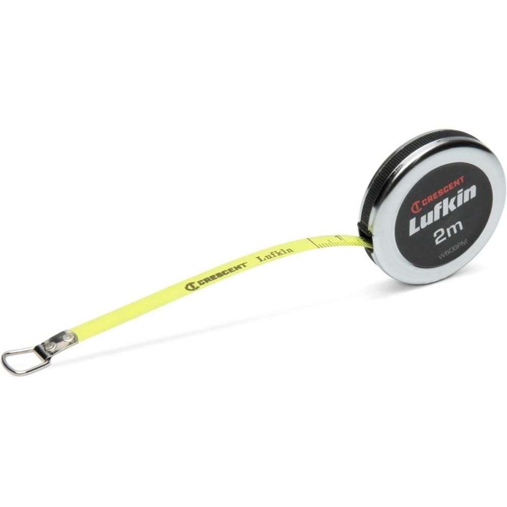 image:imageCrescent Lufkin 6mm x 2m Executive Diameter Yellow Clad A20 Blade Pocket Tape Measure  W606PM