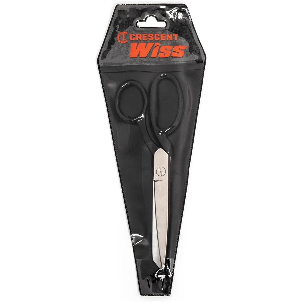 image:imageCrescent Wiss 818 Industrial Bent Trimmers  Heavy Duty Scissors Cutting Tool for Sewing Fabric Carpet Drapery Upholstery  Professional Shears  428N