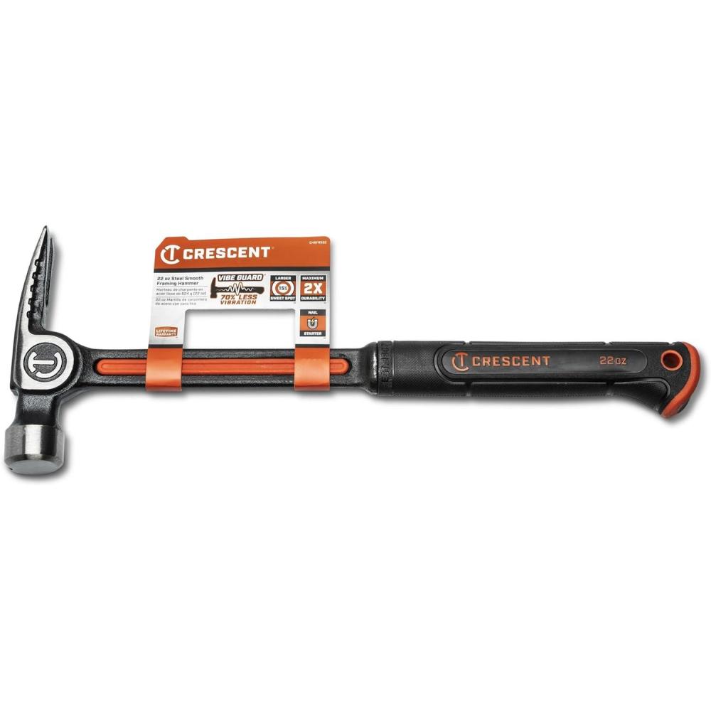 image:imageTools Crescent  Crescent Hammer Steel Frame Smooth 22 Oz CHSFRS2206