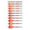 Crescent 12 Piece Screw Point Paddle Drill Bit Set | CDSPSET-12(12 Piece)