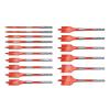 Crescent 12 Piece Screw Point Paddle Drill Bit Set | CDSPSET-12(16 Piece)