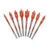 Crescent 12 Piece Screw Point Paddle Drill Bit Set | CDSPSET-12(8 Piece)