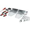 Crescent 150 Piece 1/4″ and 3/8″ Drive 6 Point SAE/Metric Professional Tool Set – CTK150(229 Piece)