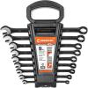 Crescent 20 Piece X10 3/8″ Drive 6 Point Standard SAE/Metric Mechanics Tool Set – CSWS38B(Metric)