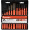 Crescent 3 Piece Set, 5″ Steel Punch – CNPS12332S(12 Piece)