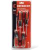 Crescent 4PC Torx Dual Material Screwdriver Set with Torx T15x3″, T20x3″, T25x4″, and T30x4 – CTSET4PC
