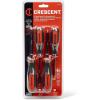 Crescent 8PC Diamond Tip Dual Material Screwdriver Set with Phillips and Slotted Screwdrivers – CDT8PCSET(4 Piece)