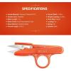 Crescent Locking C-Clamp with Swivel Pad Tips – Heavy-Duty Adjustable Clamp with Hex Key Recess & Compound Action – C11CCSVN – 11″, Red(1 Count (Pack of 1))