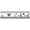 Crescent Lufkin 1″ x 25′ P1000 Series Hi-Viz® Orange Engineer’s Yellow Clad A4 Blade Power Return Tape Measure – PHV1425DN