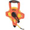 Crescent Lufkin 1/2″ x 60m/200′ Hi-Viz® Orange Fiberglass SAE/Metric Dual Sided Tape Measure – FM060CME
