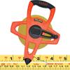 Crescent Lufkin 1/2″ x 60m/200′ Hi-Viz® Orange Fiberglass SAE/Metric Dual Sided Tape Measure – FM060CME