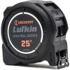 Crescent Lufkin 1-3/16 x 25′ Command Control Series Black Clad Tape Measure – L1025CB(25′ Tape Measure)