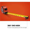 Crescent Lufkin 1-3/16 x 25′ Command Control Series Yellow Clad Engineers Tape Measure – L1025CD-02