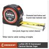 Crescent Lufkin 1-3/16 x 25′ Command Control Series Yellow Clad Tape Measure – L1025C-02