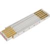 Crescent Lufkin 5/8″ X 6′ Red End® Engineer’s Scale Wood Rule – 1066DN , White