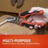 Crescent Wiss 8-1/2″ EZ Utility Snip – Easy Snips for Home Improvement, Repair Shops & Garden – Heavy Duty Electrician Tools – WEZSNIP(Pack of 2)