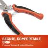 Crescent Wiss 8-1/2″ EZ Utility Snip – Easy Snips for Home Improvement, Repair Shops & Garden – Heavy Duty Electrician Tools – WEZSNIP(Pack of 2)