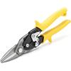 Crescent Wiss 9-3/4″ Compound Action Straight & Right Cut Aviation Snips Tool – Heavy Duty Metal Cutter Scissors – M2R(Straight)