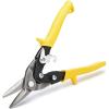 Crescent Wiss 9-3/4″ Compound Action Straight & Right Cut Aviation Snips Tool – Heavy Duty Metal Cutter Scissors – M2R(Straight)