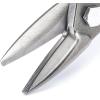 Crescent Wiss 9-3/4″ Compound Action Straight & Right Cut Aviation Snips Tool – Heavy Duty Metal Cutter Scissors – M2R(Straight)