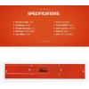 Crescent Wiss Folding Tool – Sheet Metal Bending Tool – Made from 16 Gauge Steel – Hand Tool for HVAC Applications – WF12-12″, Red(18″)
