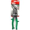 Crescent Wiss MetalMaster Offset Straight & Right Cut Aviation Snips – Heavy-Duty Metal Cutter with Spring-Loaded Return – Premium Hand Tool – M7R – 9-1/4″, Green(Right/Straight)