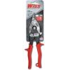 Crescent Wiss MetalMaster Offset Straight & Right Cut Aviation Snips – Heavy-Duty Metal Cutter with Spring-Loaded Return – Premium Hand Tool – M7R – 9-1/4″, Green(Bulldog)